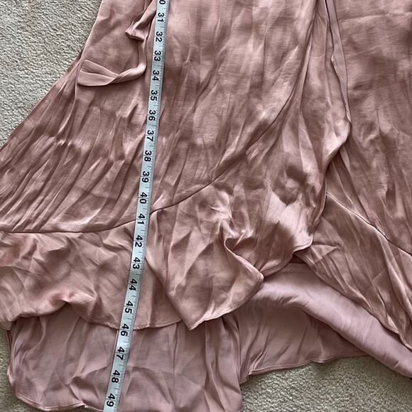 Bardot Cold Shoulder High Low Slip Dress Sz 8 - Picture 8 of 11